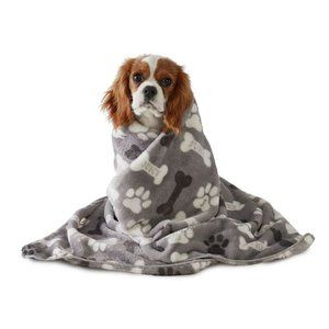 Juicy Couture Pet Collar Soft Plush Microfiber Bath Towel for Pets including Cat